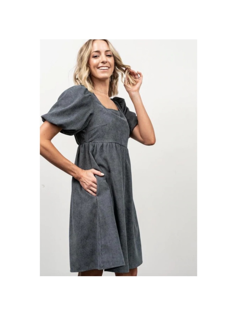 Baltic Born Felipa Corduroy Mini Dress Sz XS